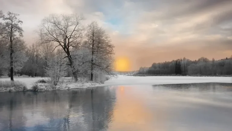 Rivière en Hiver - Crédit photo 123RF