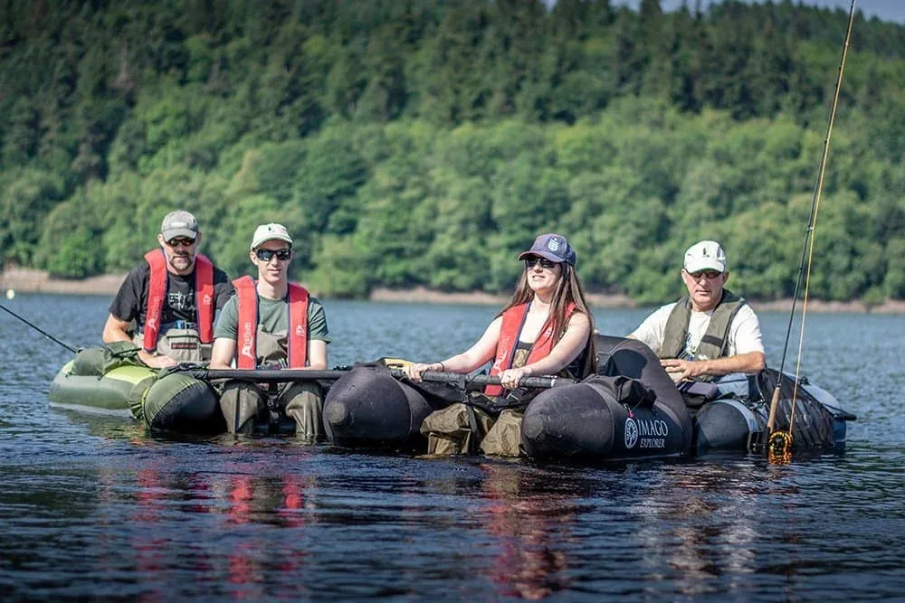 La pêche au float tube est accessible à tous